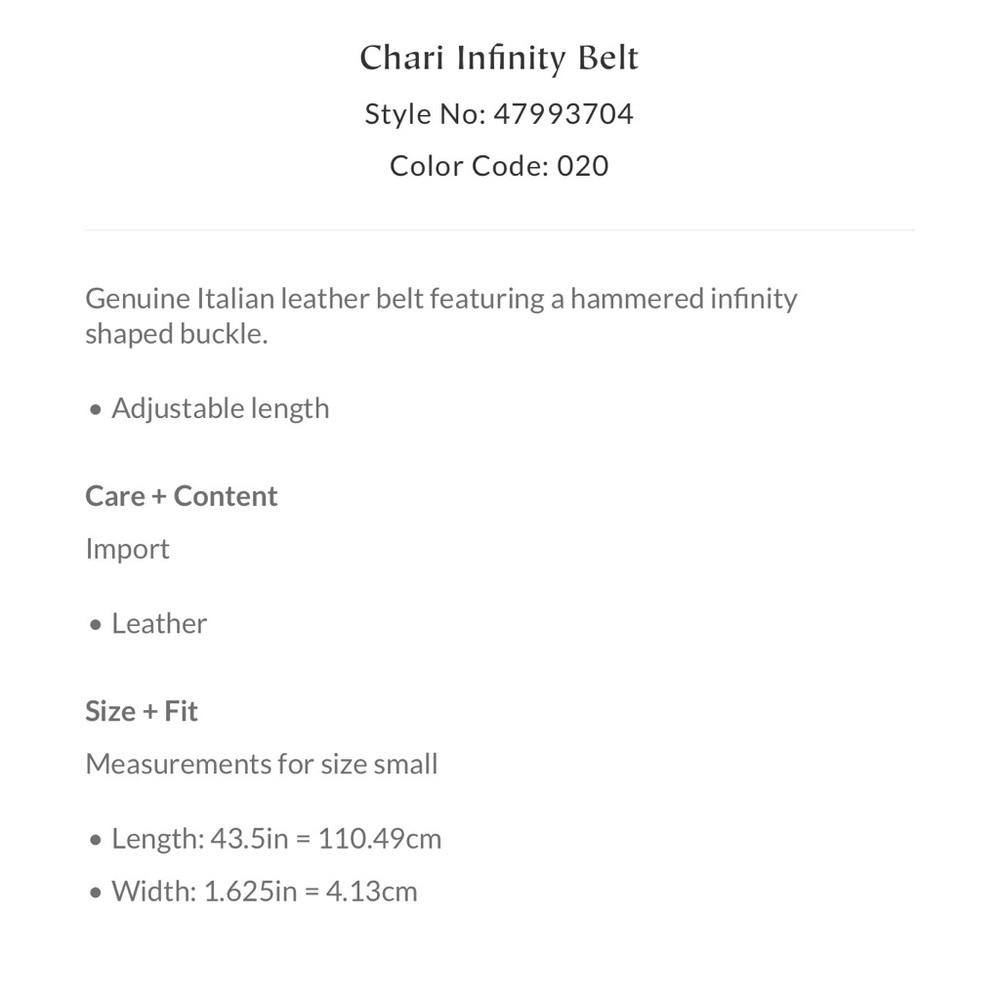HP FREE PEOPLE CHARI LEATHER INFINITY BELT🙀 - Picture 4 of 4
